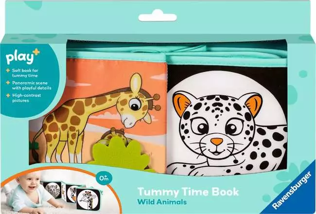 Ravensburger Tummy Time Book Wild Animals