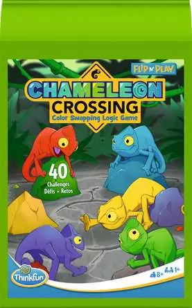 ThinkFun Logic Games Flip & Play - Chameleon Crossing