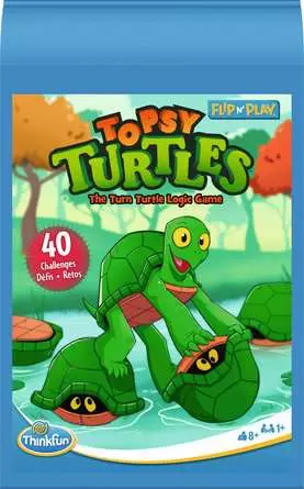 ThinkFun Logic Games Flip & Play - Topsy Turtles