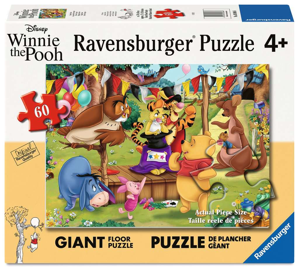 Children's puzzle 60 pieces - Disney Winnie the Pooh - Magic Show