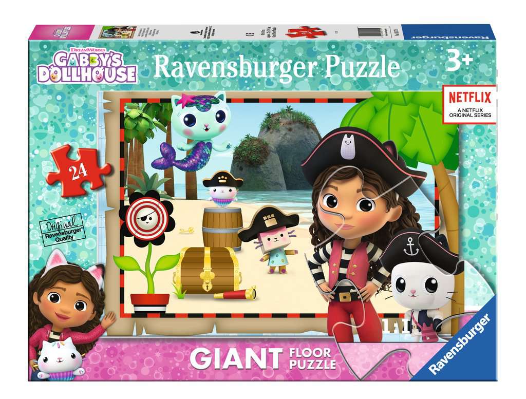 Ravensburger Gabby's Dollhouse, 24 piece Giant Floor Jigsaw Puzzle