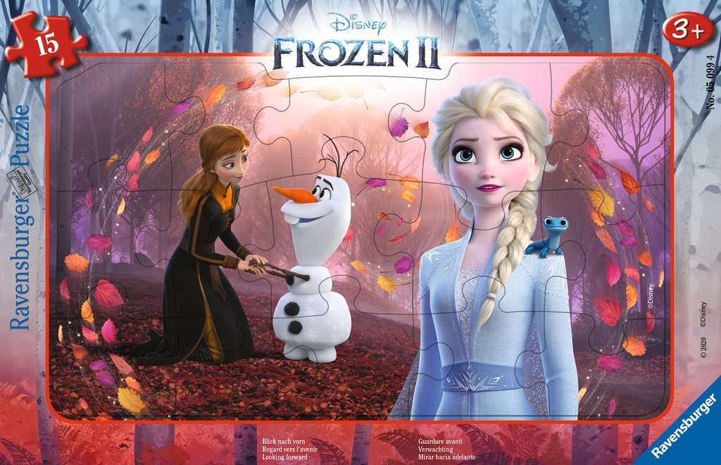 Puzzles Enfants 15 pièces - Disney La Reine des Neiges 2 - Regard vers l'avenir / La Reine des Neiges 2