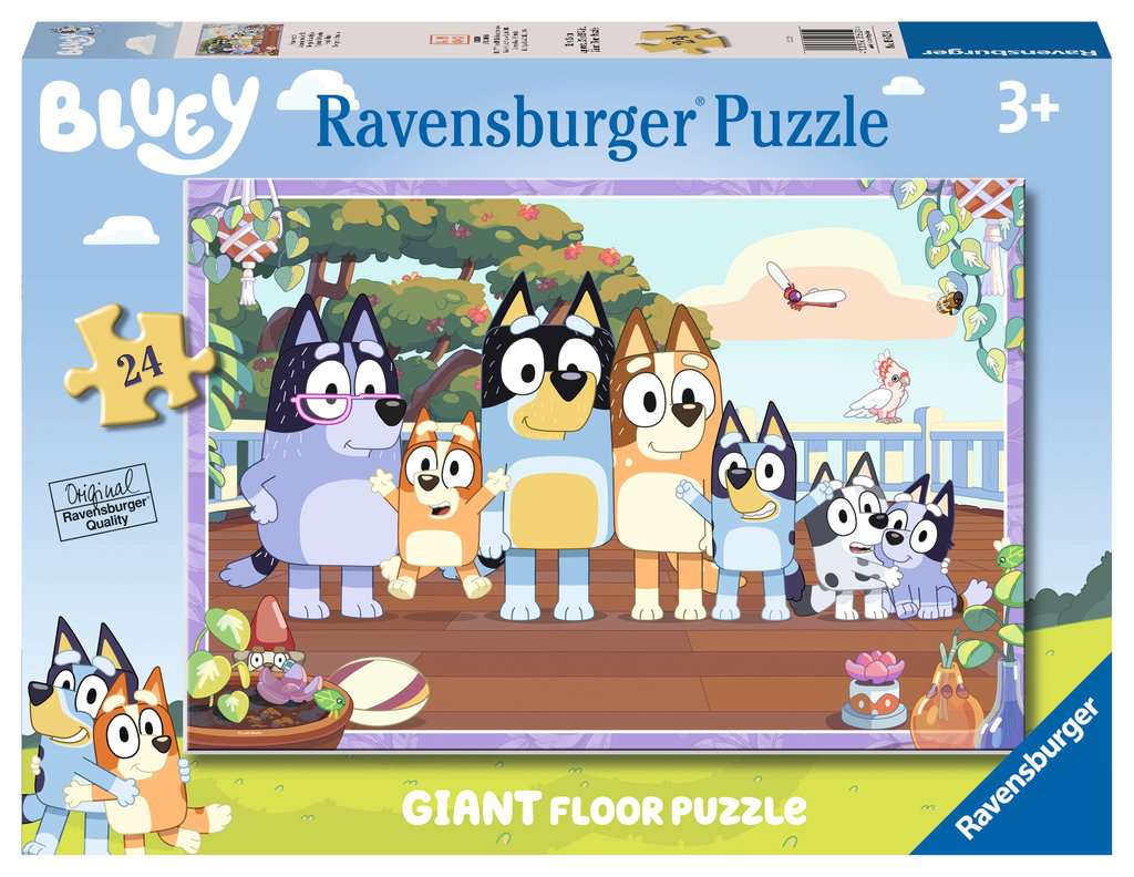 Ravensburger Bluey Giant Floor Puzzle 24 Piece Jigsaw Puzzle
