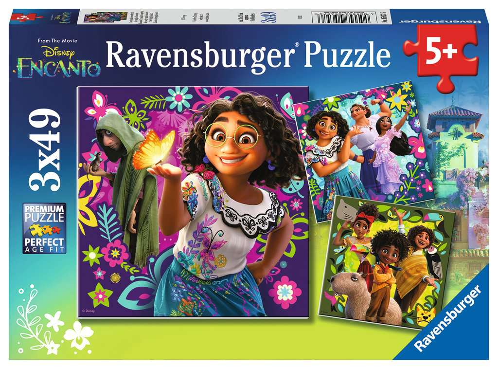 Ravensburger Disney Encanto - The Magic Awaits! 3x 49 piece Jigsaw Puzzles