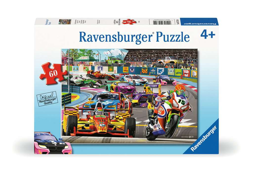 Ravensburger Children Puzzles Greg Paprocki: Racetrack Rally - Ages 4+ - Image 2