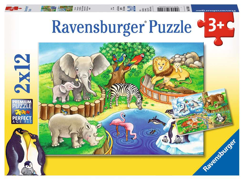 Ravensburger Children Puzzles Animals in the Zoo - Ages 3+ - Image 2