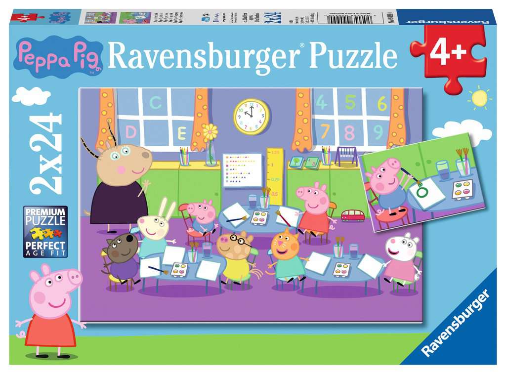 Ravensburger Children Puzzles Peppa at School - Ages 4+ - Image 2
