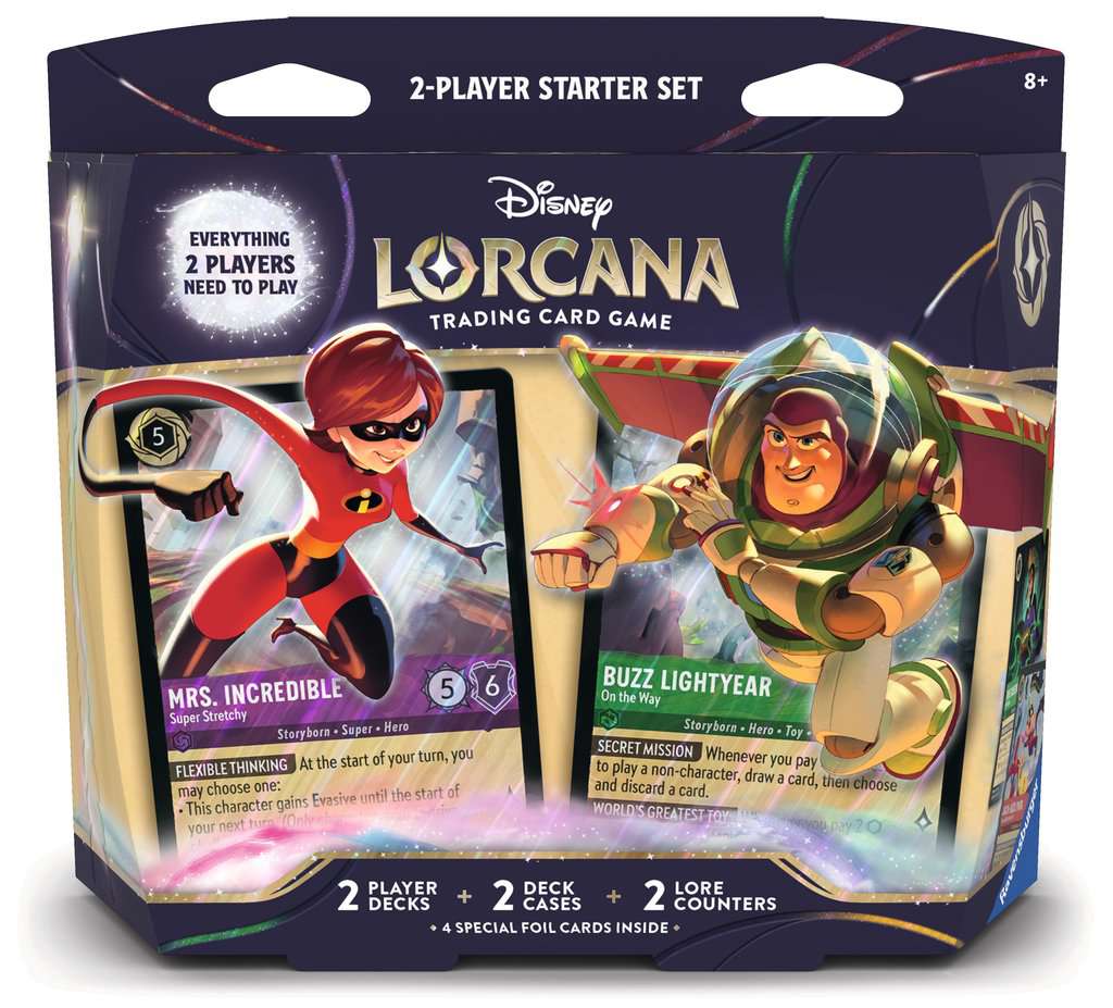 Ravensburger Amber Disney Lorcana Trading Card Game -Set 12-13 2-Player Deck - Wilds Unknown - Image 9