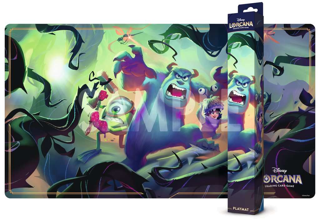 Disney Lorcana Trading Card Game Attack of the Vine! Monsters Inc Playmat