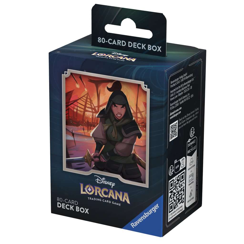 Disney Lorcana TCG: Disney Lorcana TCG: Rise of the Floodborn - Mulan - Deck Case