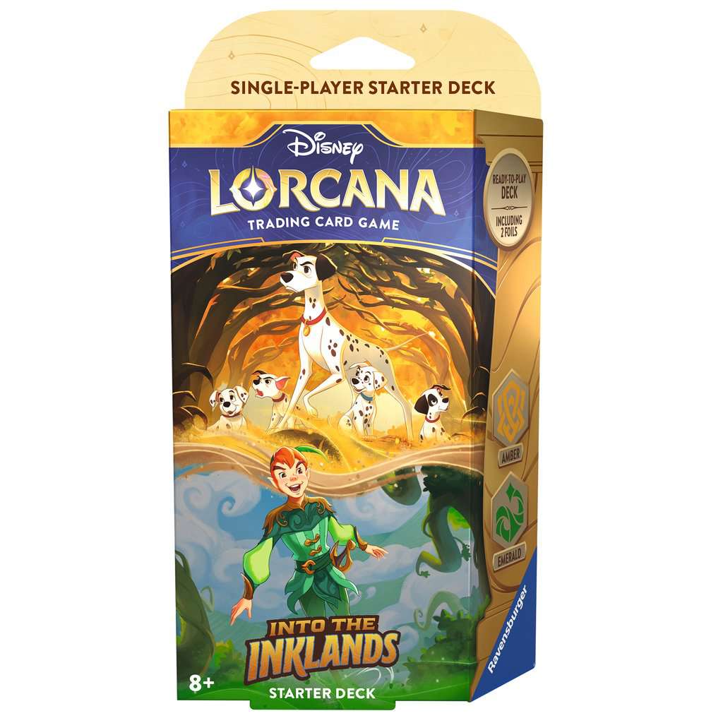 Disney Lorcana TCG: Into the Inklands - Amber & Emerald - Single-Player Deck