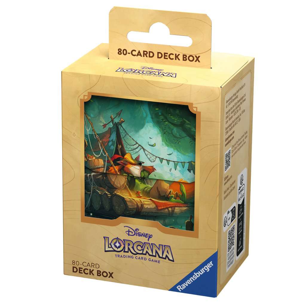 Disney Lorcana JCC: Les Terres D'Encres - Robin des Bois - Boîte de rangement de deck