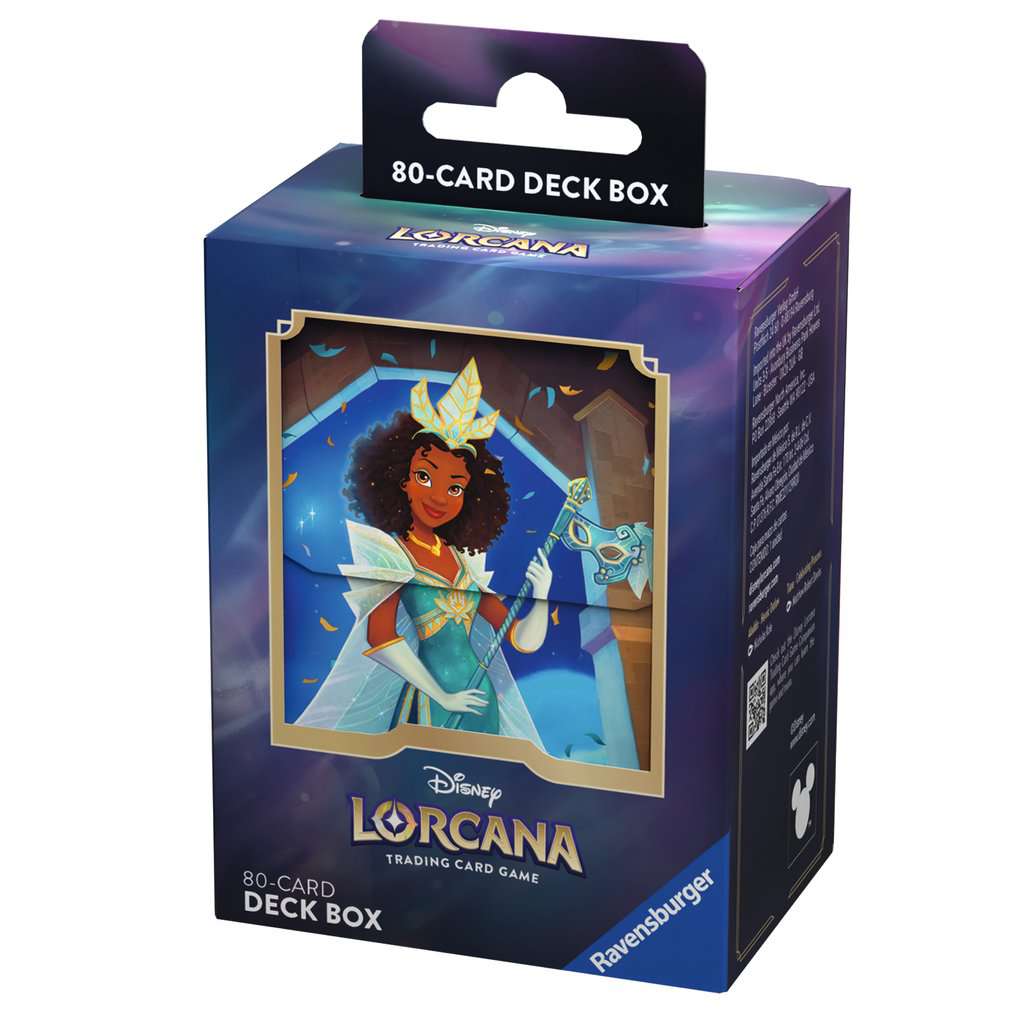 Disney Lorcana JCC: Ciel Scintillant - Tiana - Boîte de rangement de deck