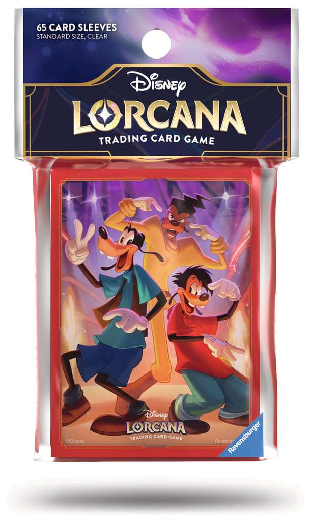 Ravensburger Disney Lorcana Trading Card Game - 65 Goofy Card Sleeves - Set 9