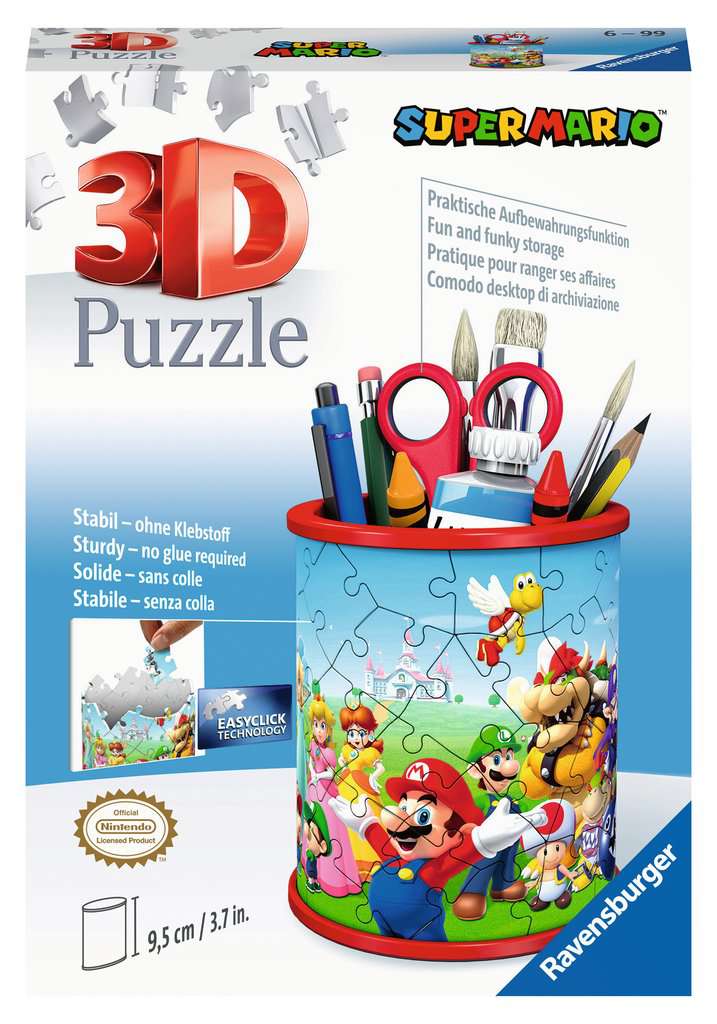 3D Puzzle 54 pieces - Nintendo Super Mario - Pencil Cup
