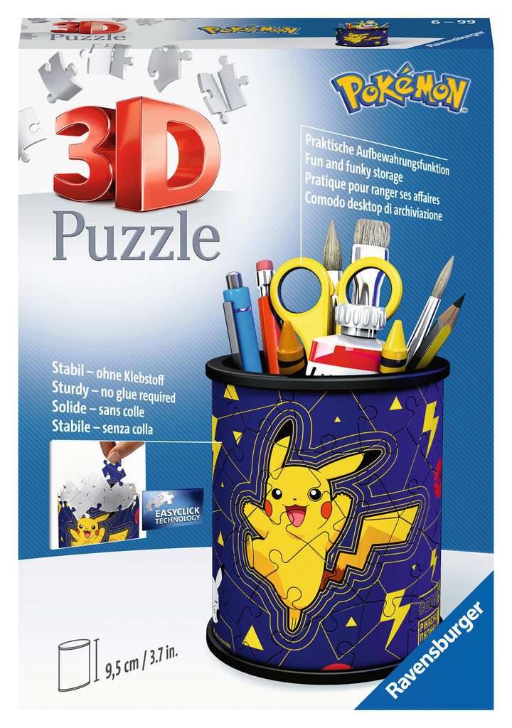 Ravensburger Pokemon Pencil Holder 54 piece 3D Jigsaw Puzzle
