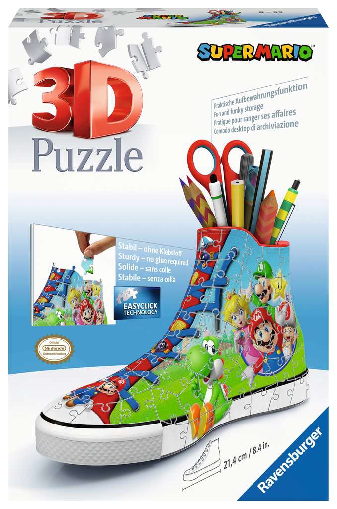 Ravensburger Super Mario Trainer 108 piece 3D Jigsaw Puzzle