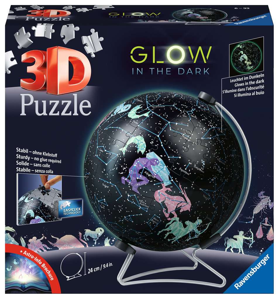3D Puzzle Sternenglobus mit Glow-in-the-Dark Effekt