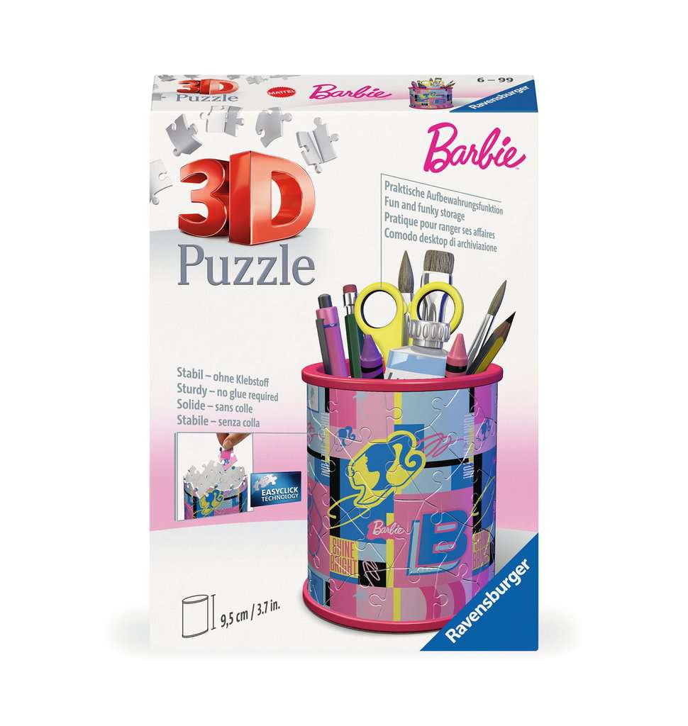 Ravensburger Barbie Pencil Holder 57 piece 3D Jigsaw Puzzle