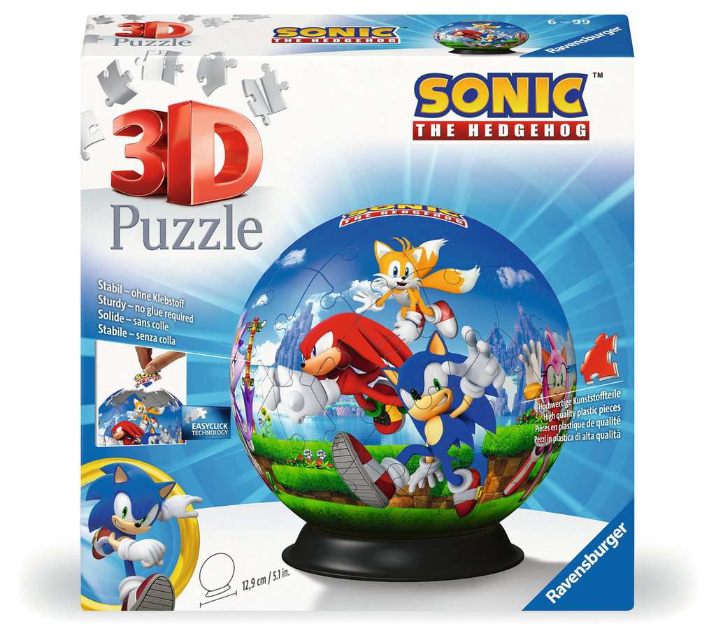 Ravensburger Sonic The Hedgehog 72 piece 3D Jigsaw Puzzle