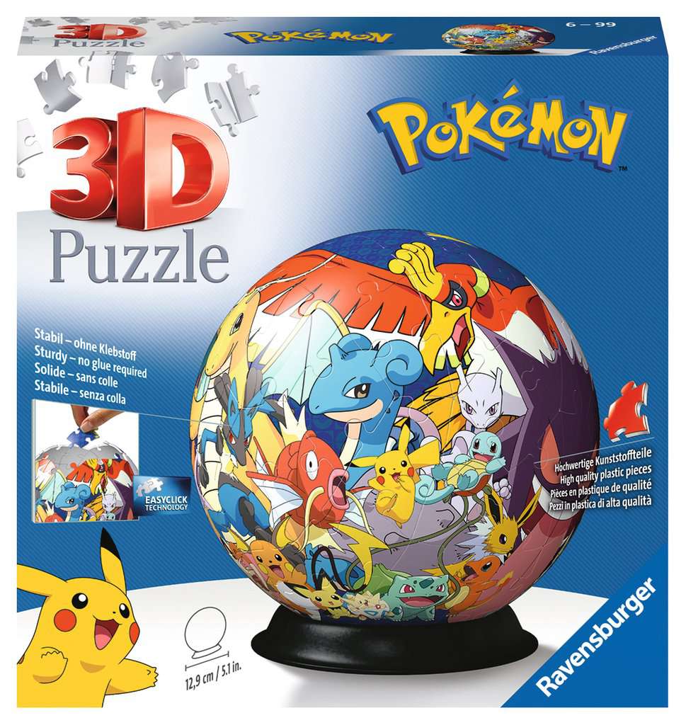 Ravensburger Pokemon, 72 piece 3D Jigsaw Puzzle