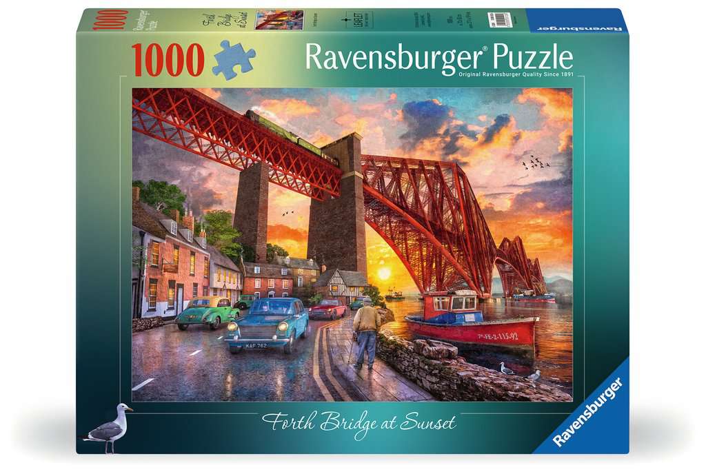 Ravensburger Adult Puzzles Forth Bridge at Sunset - Ages 12+ - Image 3