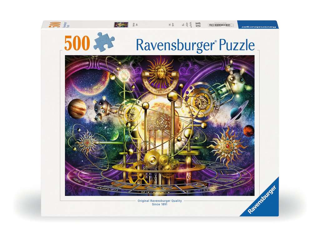 Puzzles Adultes 500 pièces - Système solaire doré
