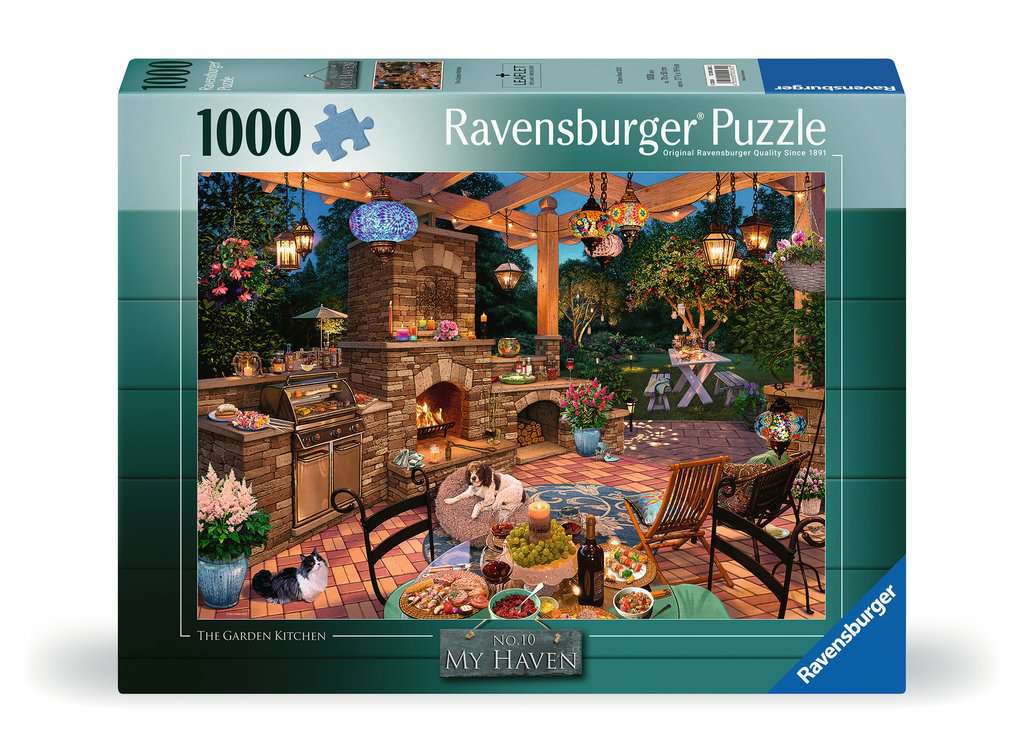 Ravensburger My Haven No.10 - The Garden Kitchen 1000 piece Jigsaw Puzzle