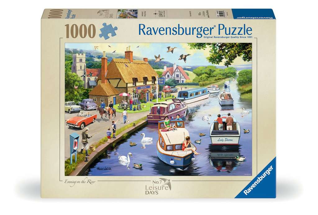 Ravensburger Leisure Days No.7 - Evening on the River 1000 piece Jigsaw Puzzle