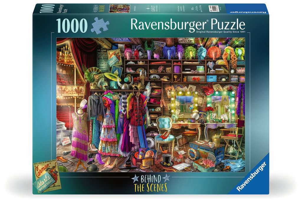Ravensburger Aimee Stewart Behind the Scenes 1000 piece Jigsaw Puzzle