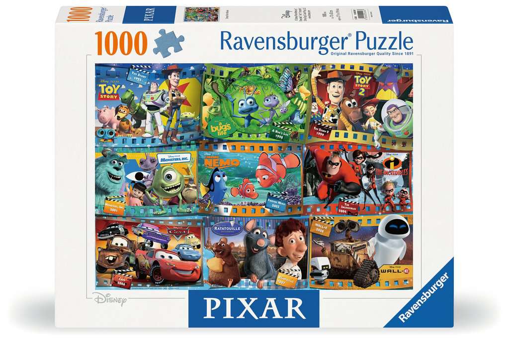 Adult puzzle 1000 pieces - Pixar - Collection: Disney-Pixar Movies