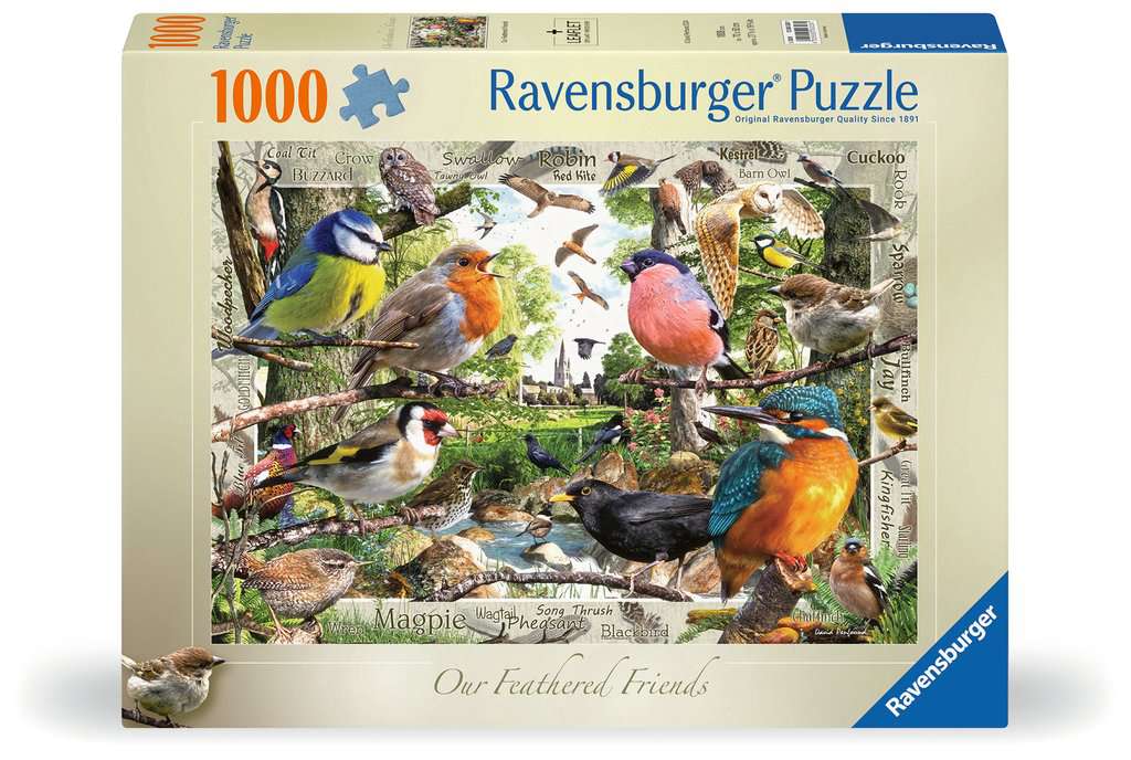 Ravensburger 1000 Piece Jigsaw Puzzle Our Feathered Friends - Image 8
