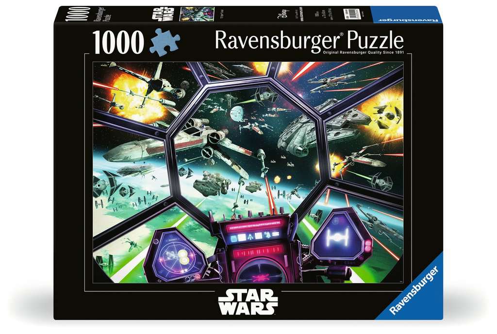 Adult puzzle 1000 pieces - Star Wars - TIE Fighter Cockpit