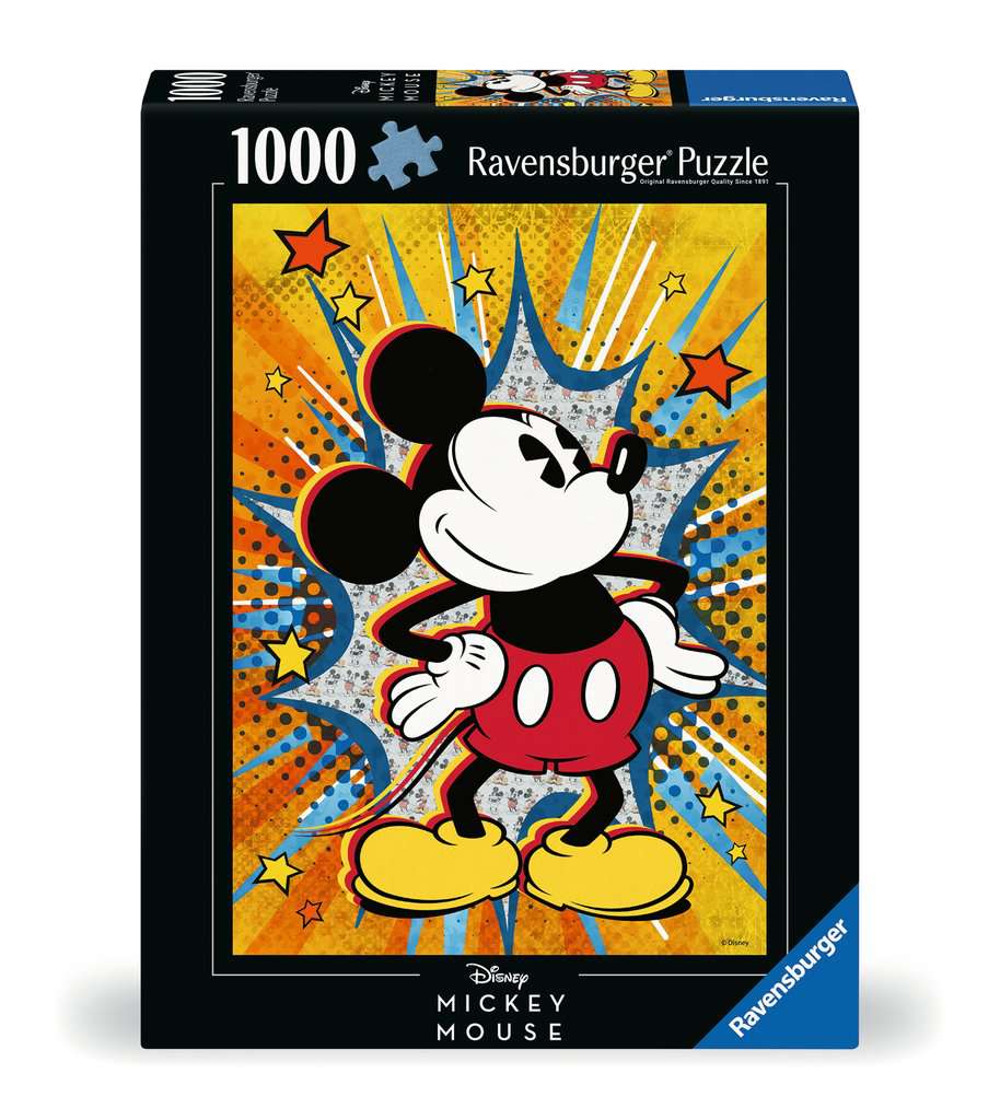 Adult puzzle 1000 pieces - Disney Mickey Mouse - Retro Mickey