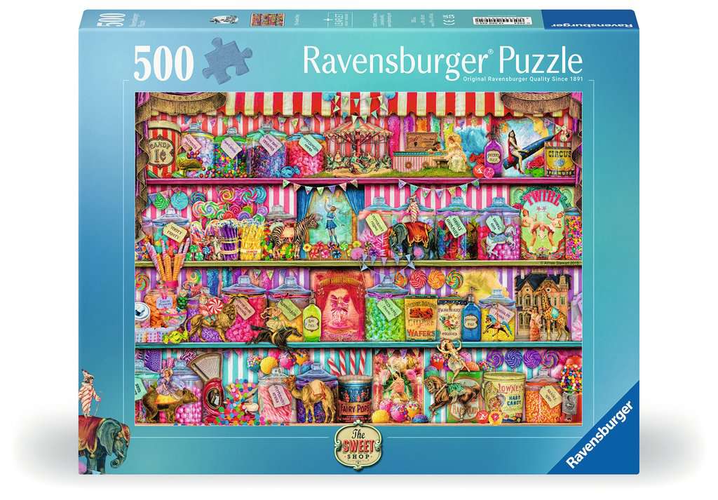 Ravensburger Aimee Stewart's The Sweet Shop 500 Piece Puzzle