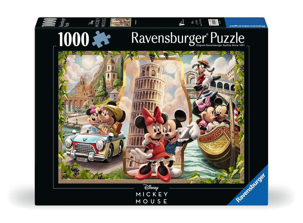 Adult puzzle 1000 pieces - Disney Mickey Mouse - Vacation Mickey & Minnie