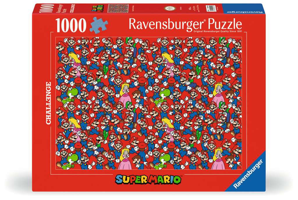 Adult puzzle 1000 pieces - Nintendo Super Mario - Challenge