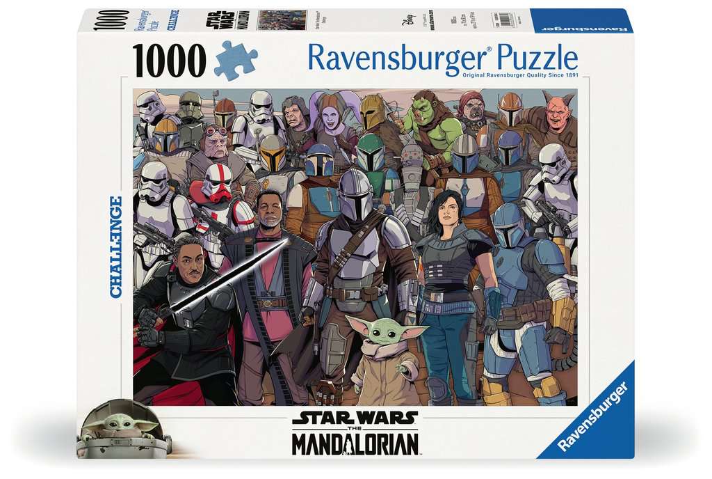 Adult puzzle 1000 pieces - Star Wars The Mandalorian - Challenge