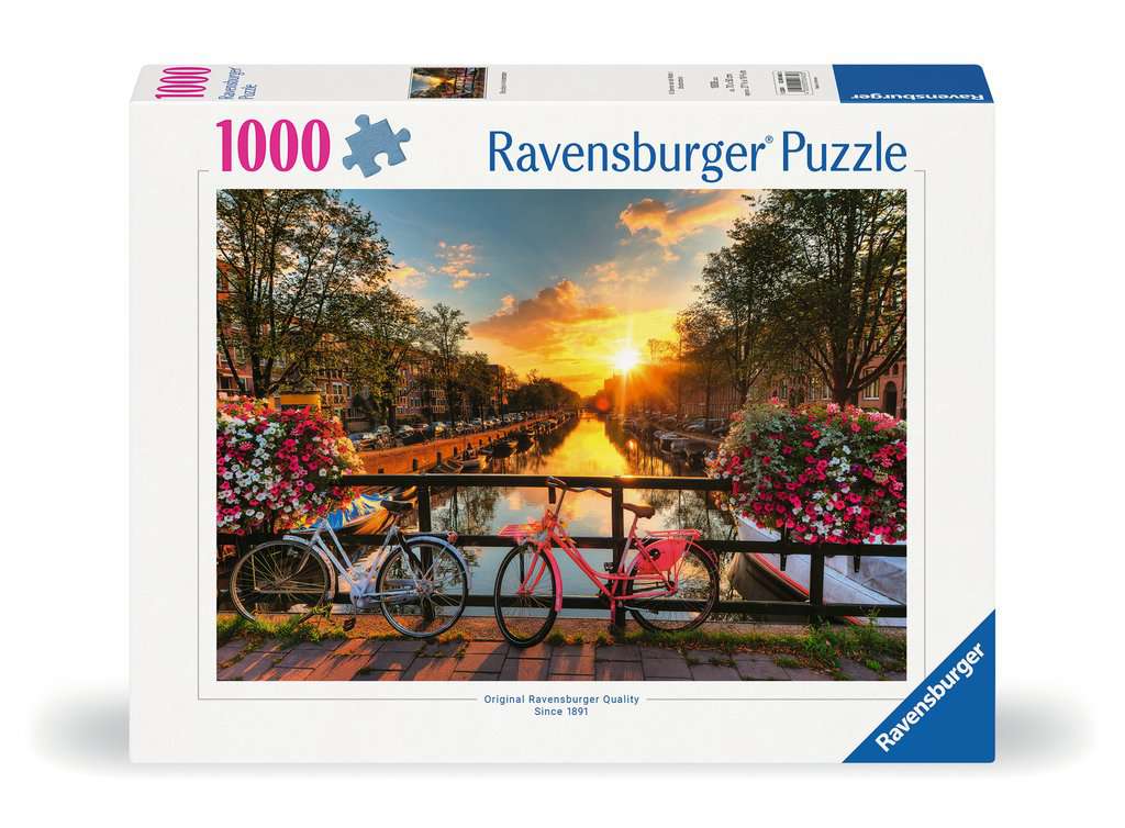 Ravensburger Bicycles Of Amsterdam 1000 Piece Jigsaw Puzzle - Image 3