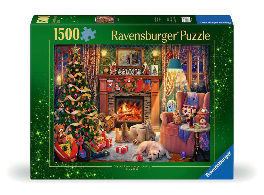 Ravensburger Christmas Eve 1500 Piece Holiday Jigsaw Puzzle For Adults - 12000717 - Handcrafted Tooling Made In Germany Every Piece Fits Together Pe - Image 2