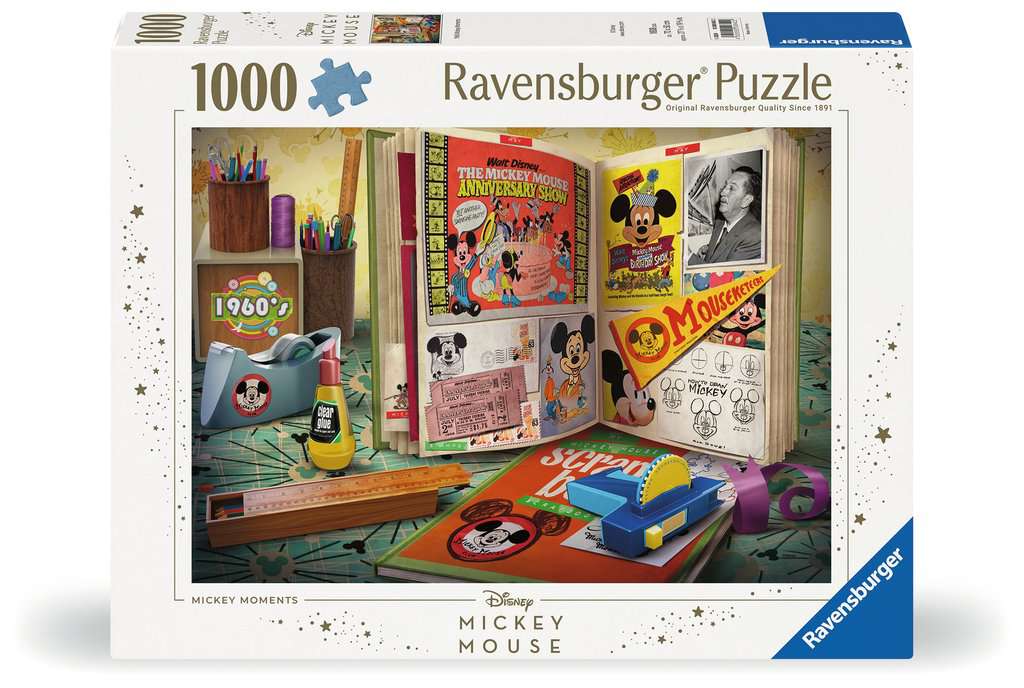 Adult puzzle 1000 pieces - Disney Mickey Mouse - 1960 Mickey Moments