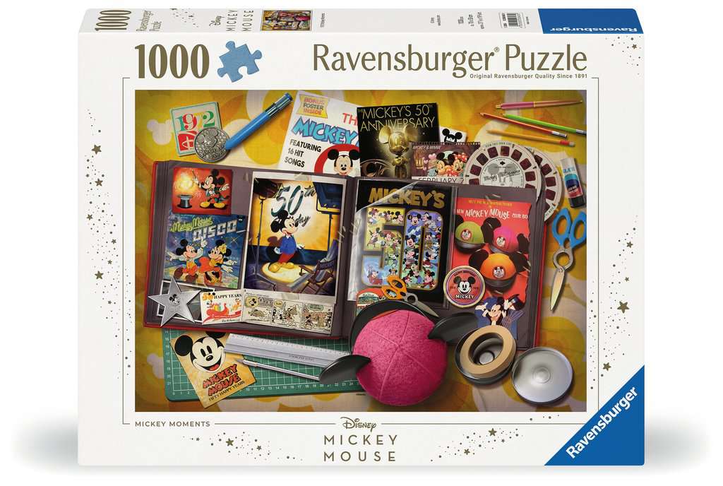 Adult puzzle 1000 pieces - Disney Mickey Mouse - 1970 Mickey Moments