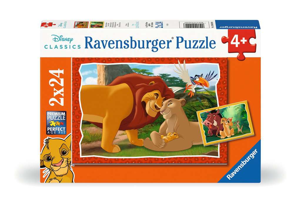 Children's puzzle 2x24 pieces - Disney The Lion King - Circle of Life