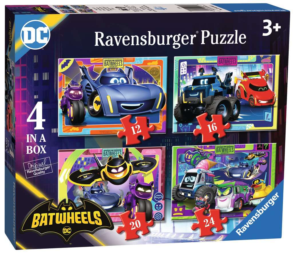 Ravensburger Batwheels 4 in a Box Jigsaw Puzzles - Image 3