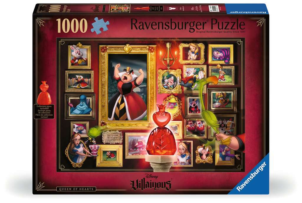 Adult puzzle 1000 pieces - Disney Villainous - Queen of Hearts
