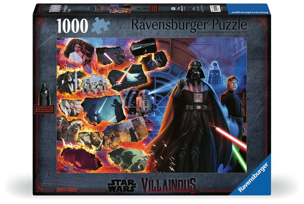 Adult puzzle 1000 pieces - Disney Villainous - Star Wars - Darth Vader and Fig