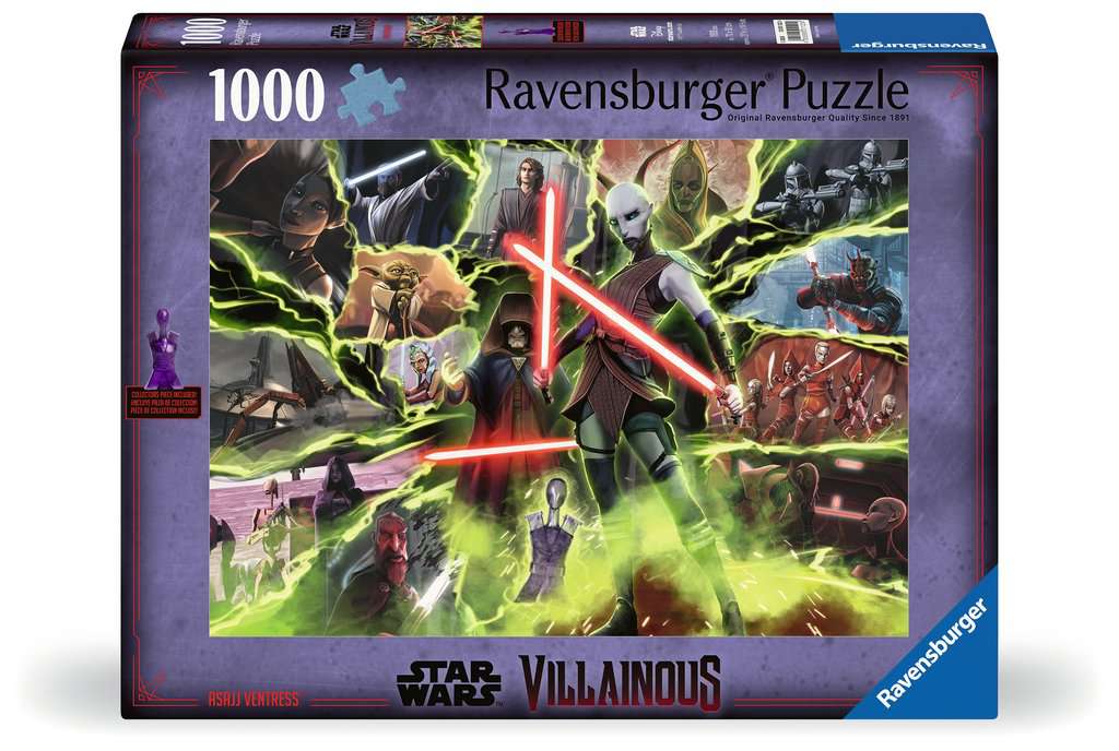 Adult puzzle 1000 pieces - Disney Villainous - Star Wars - Asajj Ventress