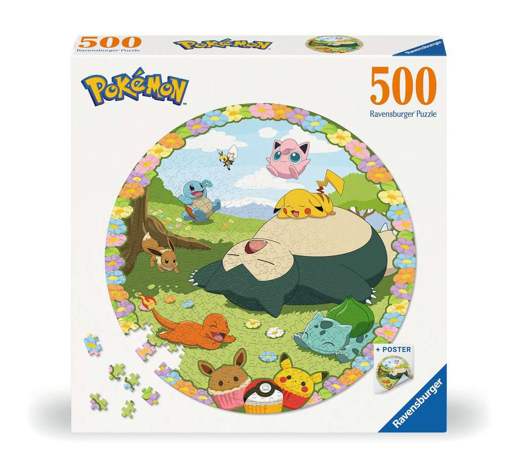 Ravensburger Pokemon Circular 500 piece Jigsaw Puzzle
