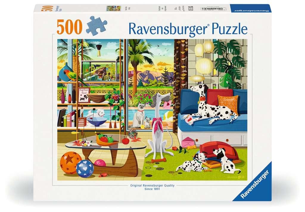 Ravensburger Pets of Palm Springs 500 piece Jigsaw Puzzle
