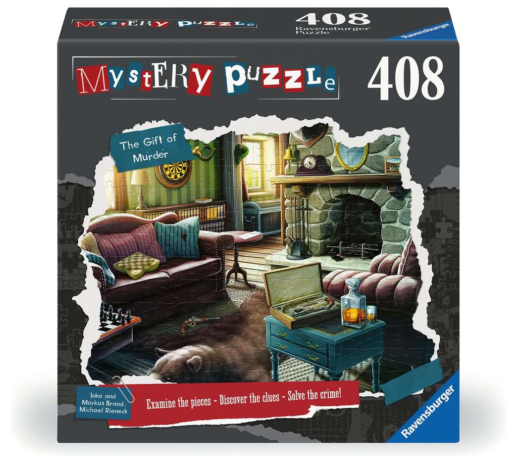 Puzzle X Crime 408 pieces - The Gift of Murder